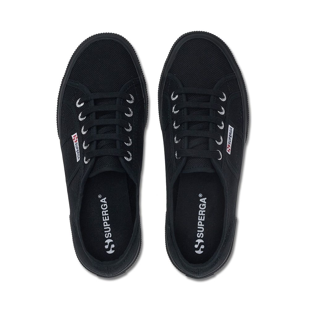 Superga 2750 Cotu Classic Black Sneakers - Women's Sneakers USA | US4509742